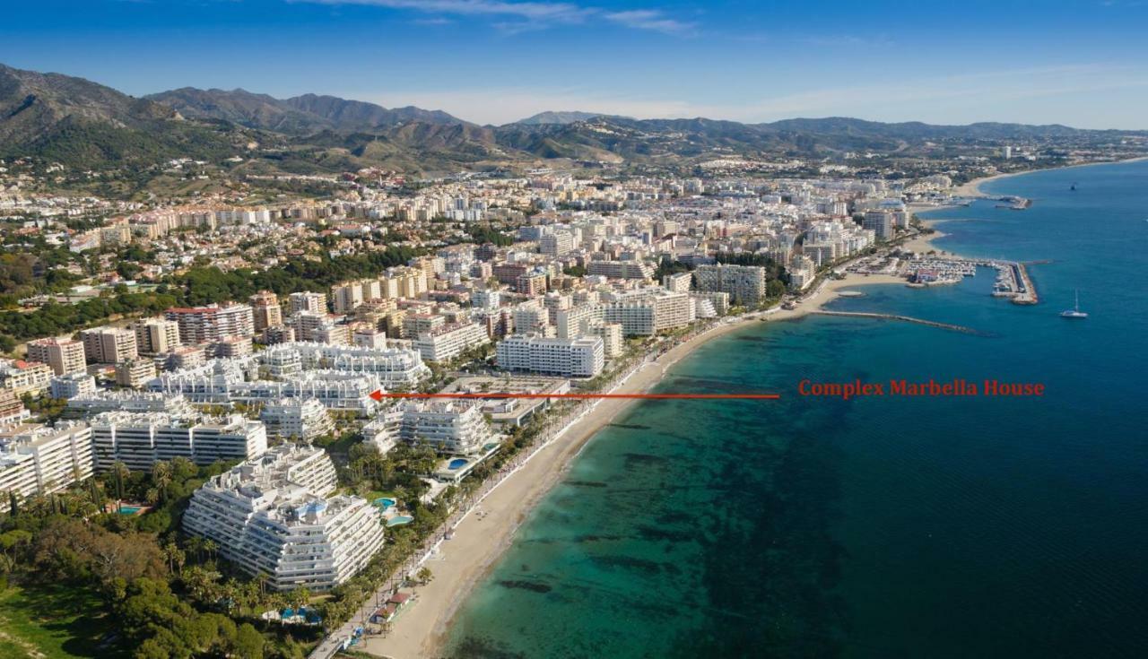 Marbella Center Beachfront With Private Patio Exterior photo